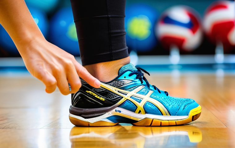 배구 용품 세일 정보 - **Dynamic Volleyball Action with Essential Gear:**
    A vibrant, dynamic shot of a male or female v...