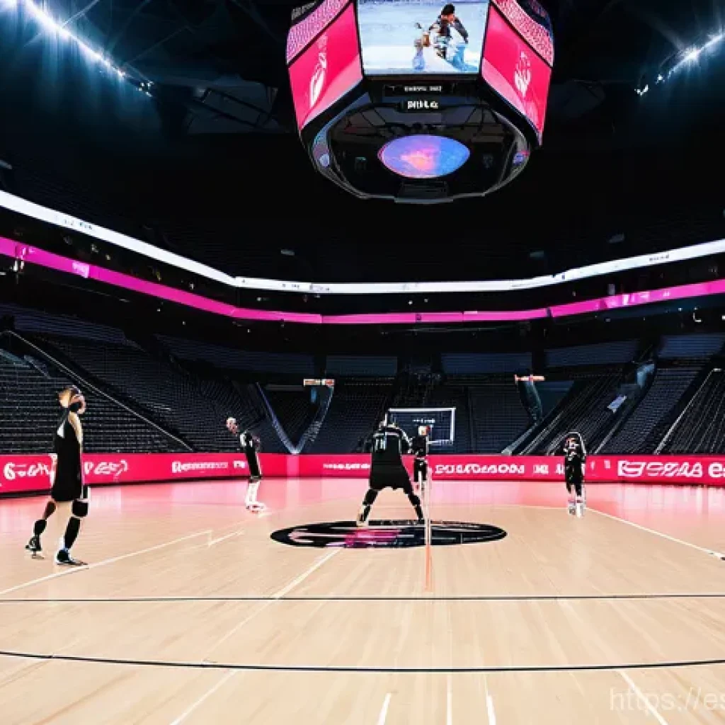 배구 경기 기록 시스템 - **Prompt 1: The Digital Revolution on the Court**
    "A vibrant, high-definition image of a profess...