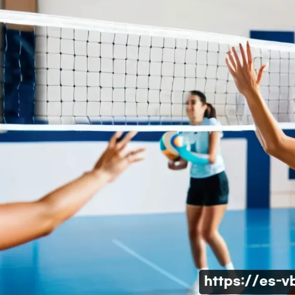 배구 초보자가 알아야 할 팁 - A dynamic volleyball training scene showing a diverse group of adult players practicing fundamental ...